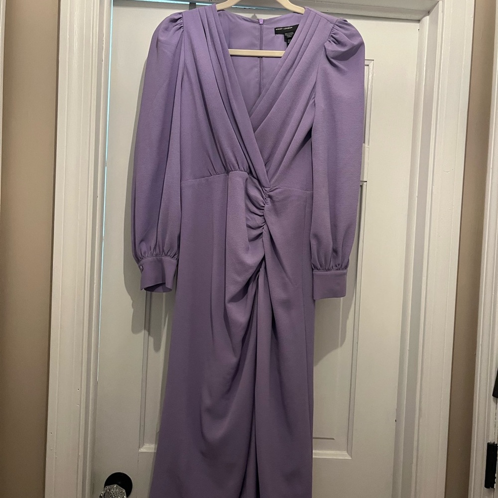 Maggy London Lavender Midi Dress